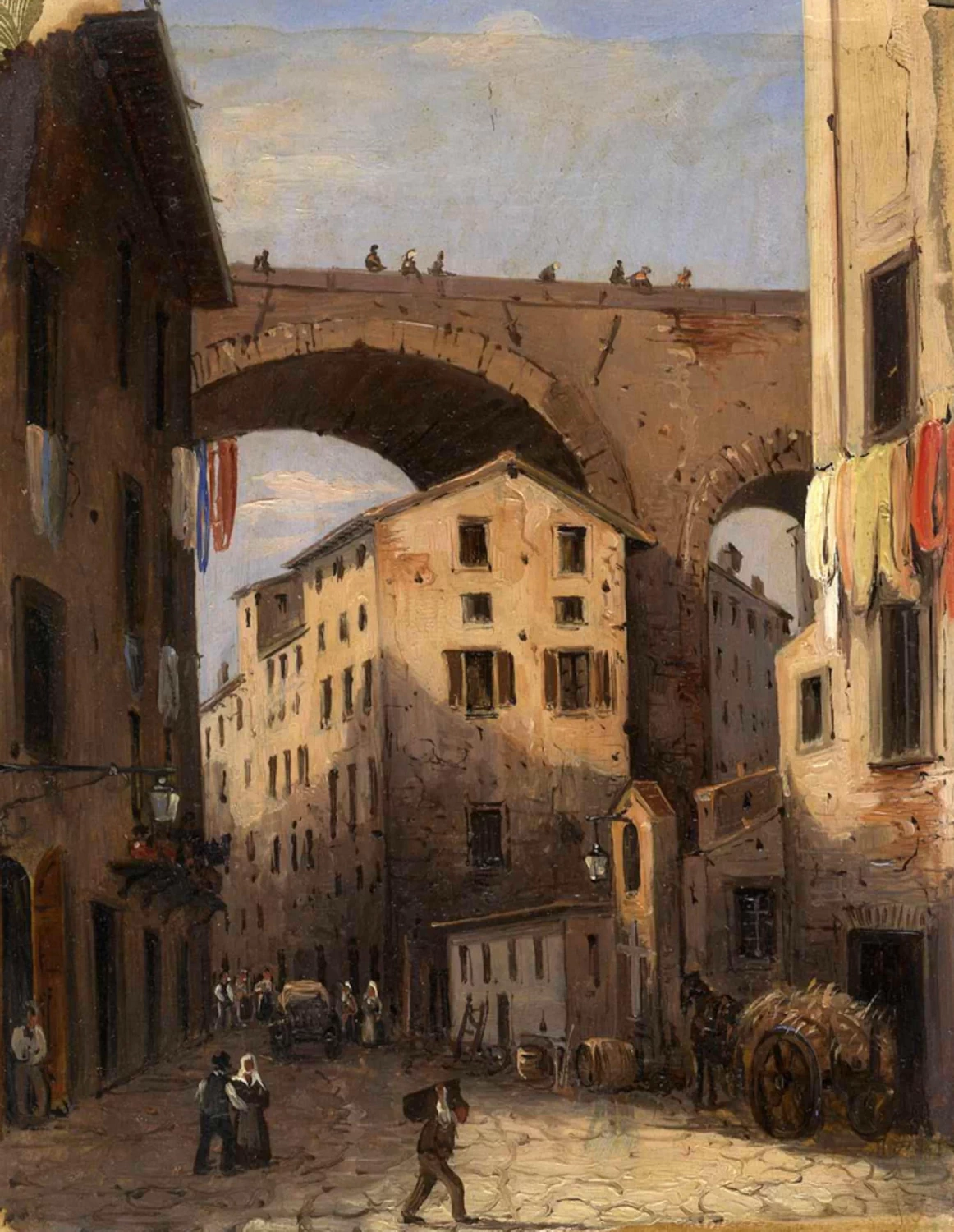 Scena di vita paesana